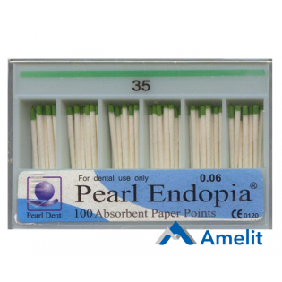 Штифти паперові 0.6 кон., №35 (Pearl Dent),100 шт./пак.